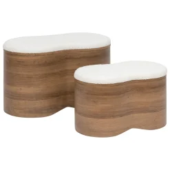 2 bancs coffres "Loe"*ATMOSPHERA Outlet