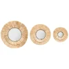 3 miroirs "Alba", Raphia*ATMOSPHERA New