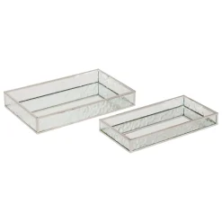 2 plateaux effet miroir "Ania"*ATMOSPHERA Outlet