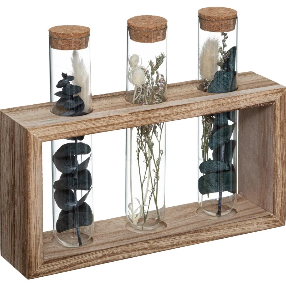 3 tubes fleurs séchées "House"*ATMOSPHERA Discount