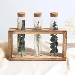 3 tubes fleurs séchées "House"*ATMOSPHERA Discount