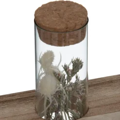 3 tubes fleurs séchées