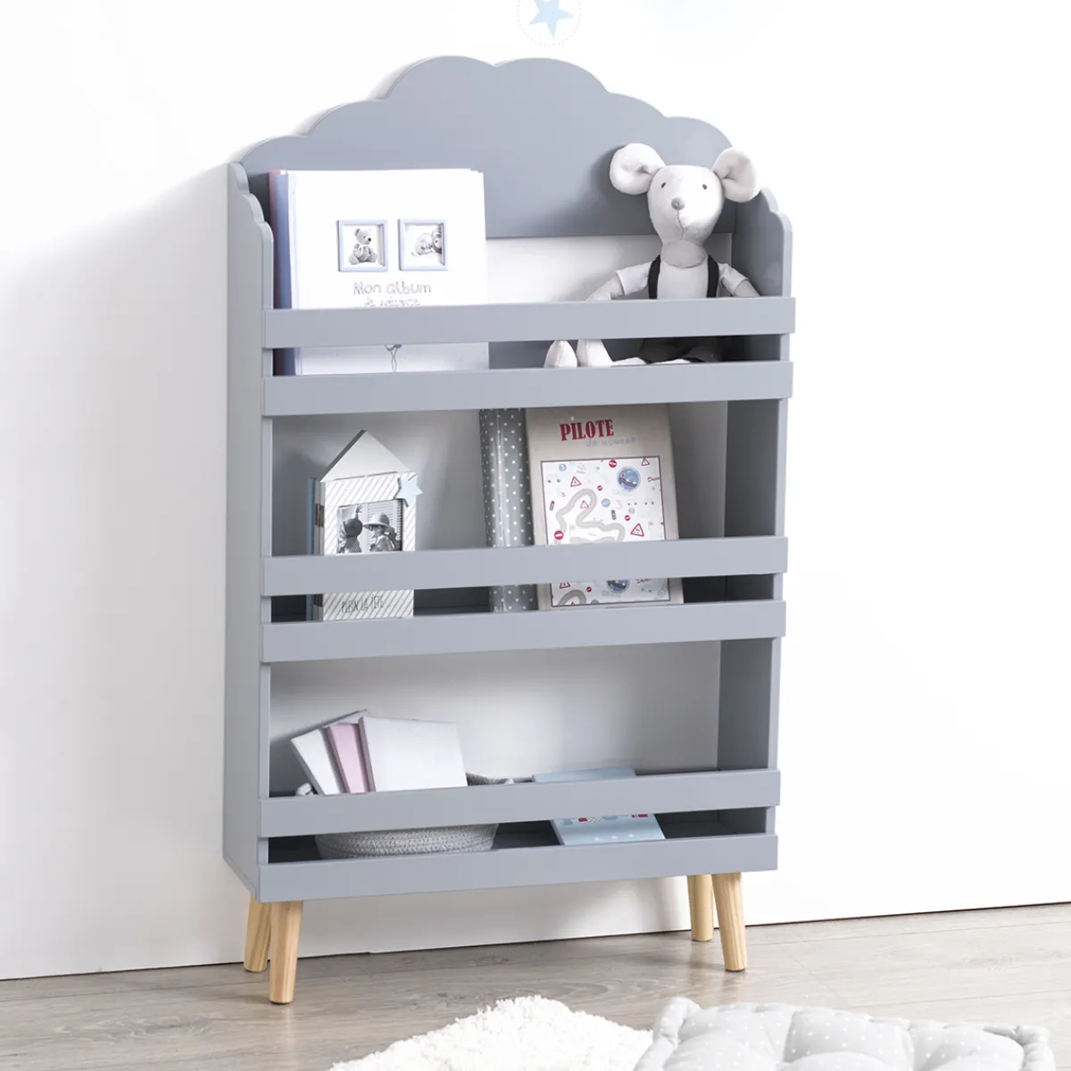 Bibliothèque enfant "Nuage"*ATMOSPHERA Sale