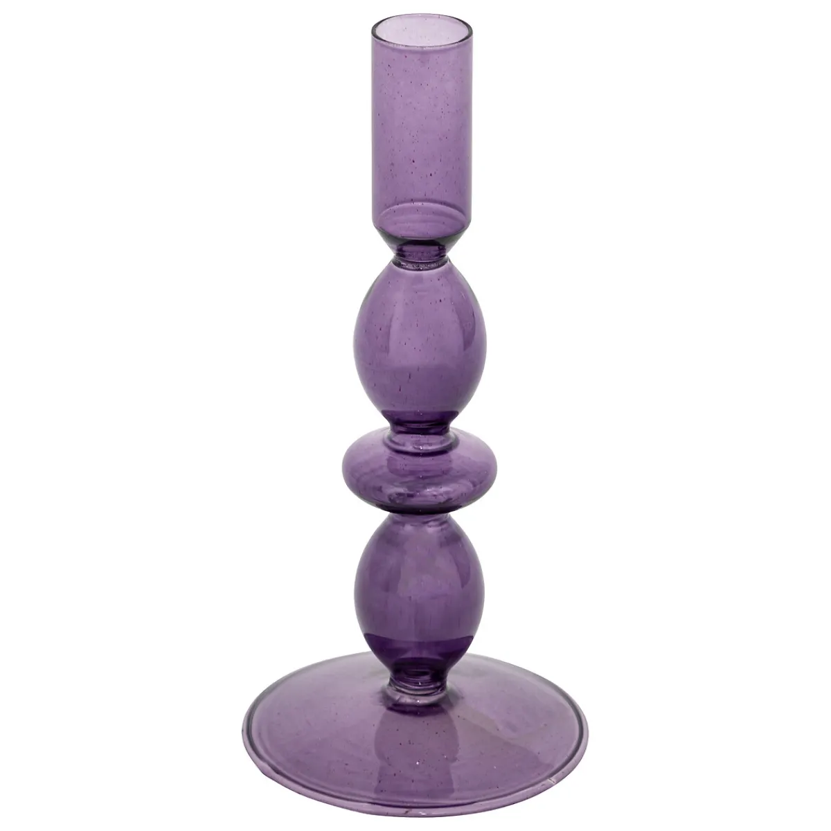 Bougeoir verre "Deep purple"*ATMOSPHERA