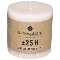 Bougie rustique "Olia"*ATMOSPHERA Discount