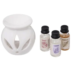 Brûle-parfum avec 3 huiles*ATMOSPHERA New