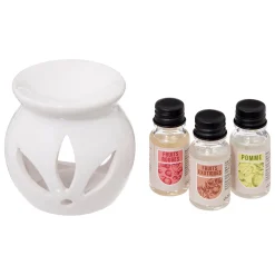 Brûle-parfum avec 3 huiles*ATMOSPHERA Clearance