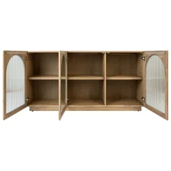 Buffet 3 portes en verre