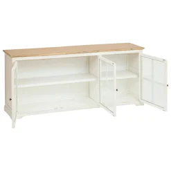 Buffet 3 portes en verre