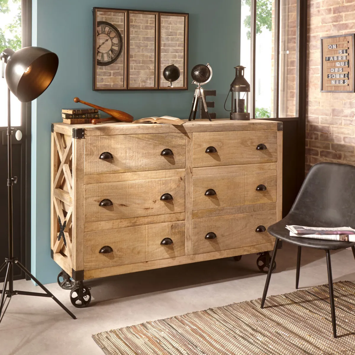 Buffet 6 tiroirs "Silas"*ATMOSPHERA Online