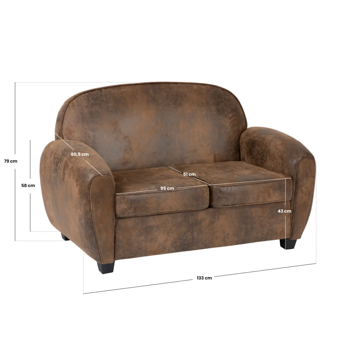 Canapé club "Stanis"*ATMOSPHERA Discount