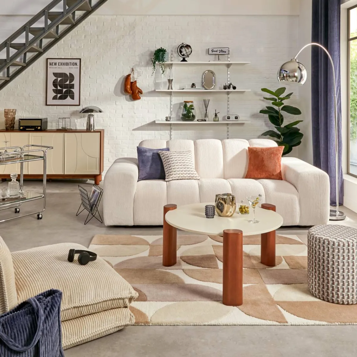 Canapé fixe "Palma"*ATMOSPHERA Discount