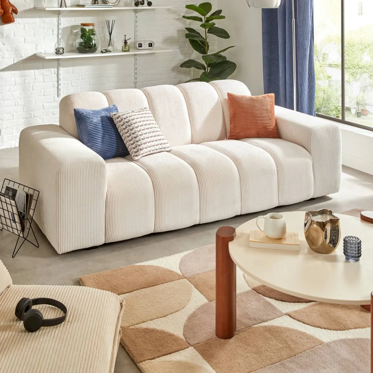 Canapé fixe "Palma"*ATMOSPHERA Discount