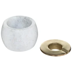 Cendrier marbre, métal*ATMOSPHERA Outlet