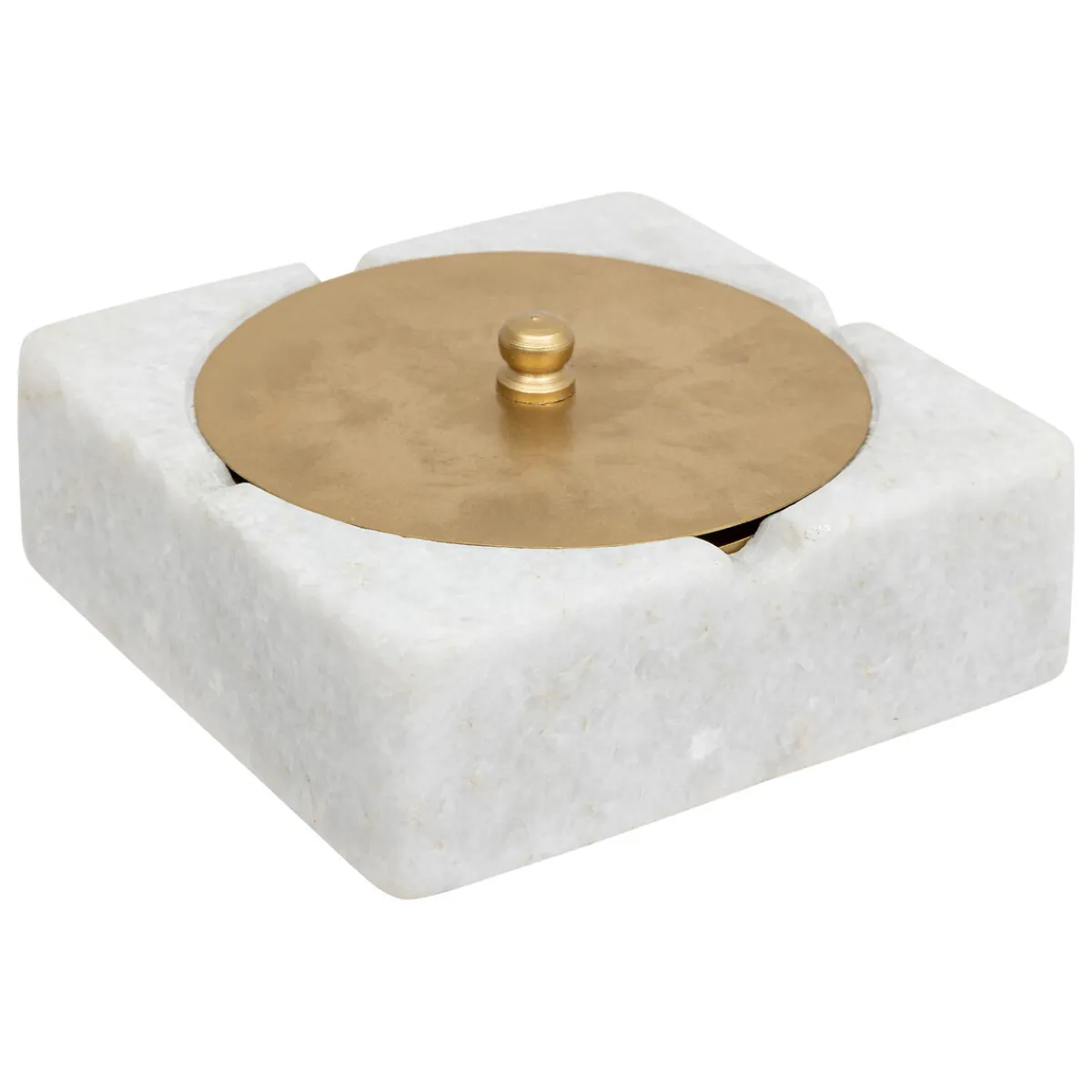 Cendrier marbre, métal*ATMOSPHERA New