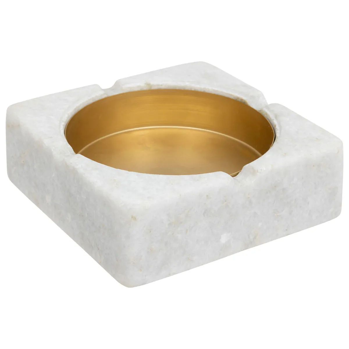 Cendrier marbre, métal*ATMOSPHERA New