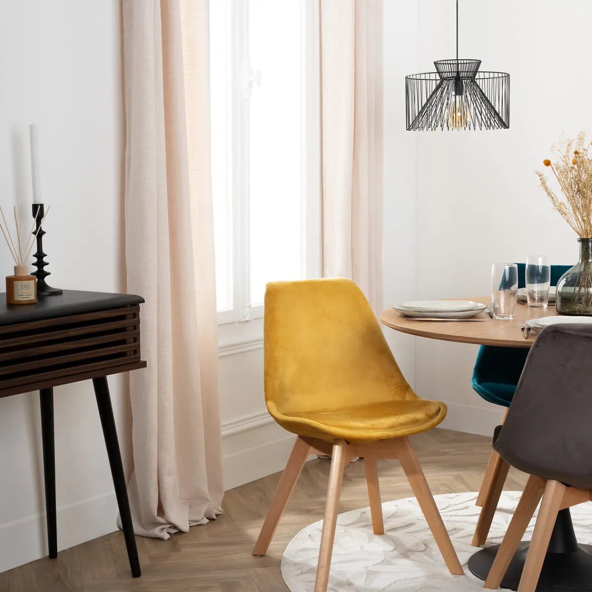 Chaise "Baya", pieds hêtre*ATMOSPHERA Clearance