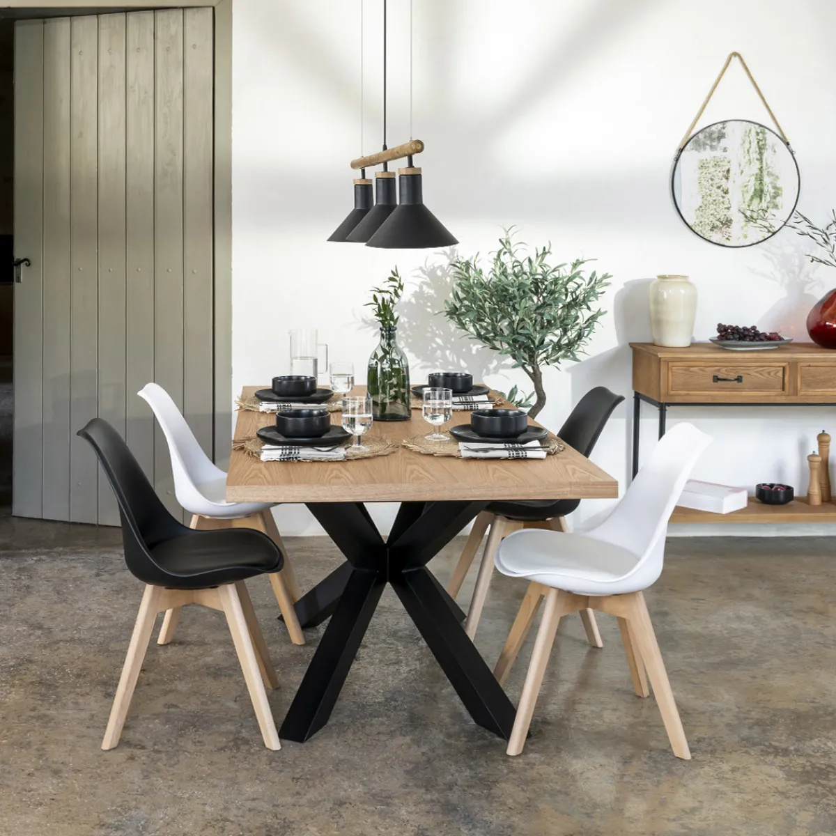 Chaise "Baya", pieds hêtre*ATMOSPHERA Online