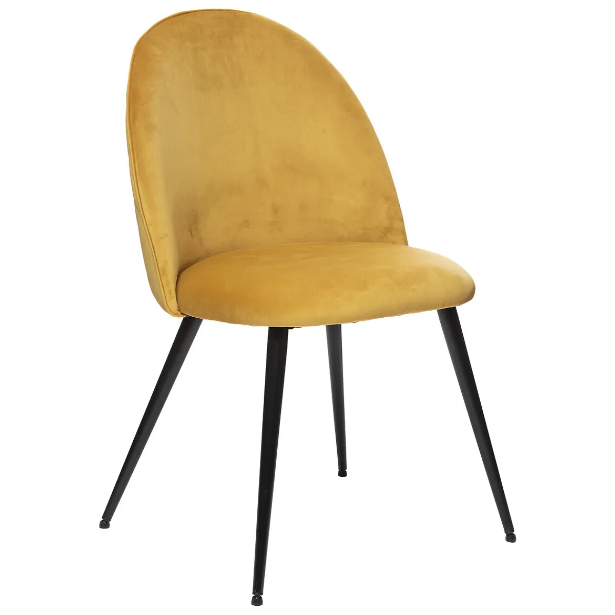 Chaise "Slano", pieds métal noir*ATMOSPHERA Hot