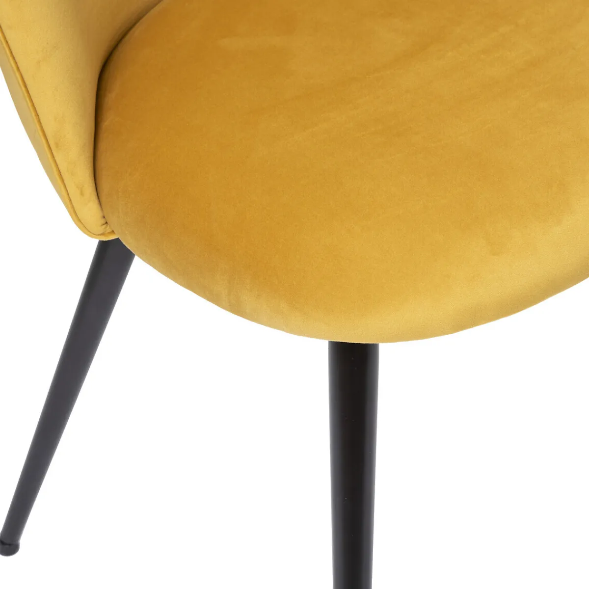 Chaise "Slano", pieds métal noir*ATMOSPHERA Hot