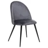 Chaise "Slano", pieds métal noir*ATMOSPHERA Clearance