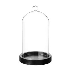 Cloche verre et bois*ATMOSPHERA Outlet