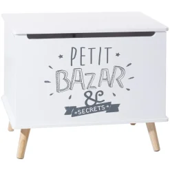 Coffre enfant blanc bois*ATMOSPHERA Sale
