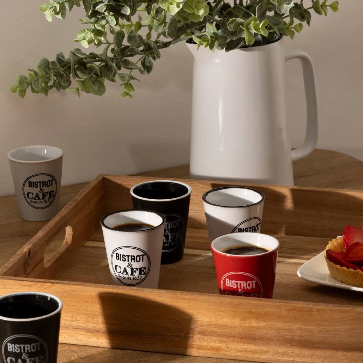 Coffret 6 tasses "Bistrot"*ATMOSPHERA Sale