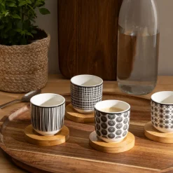 Coffret 4 tasses "Bohemia"*ATMOSPHERA Clearance