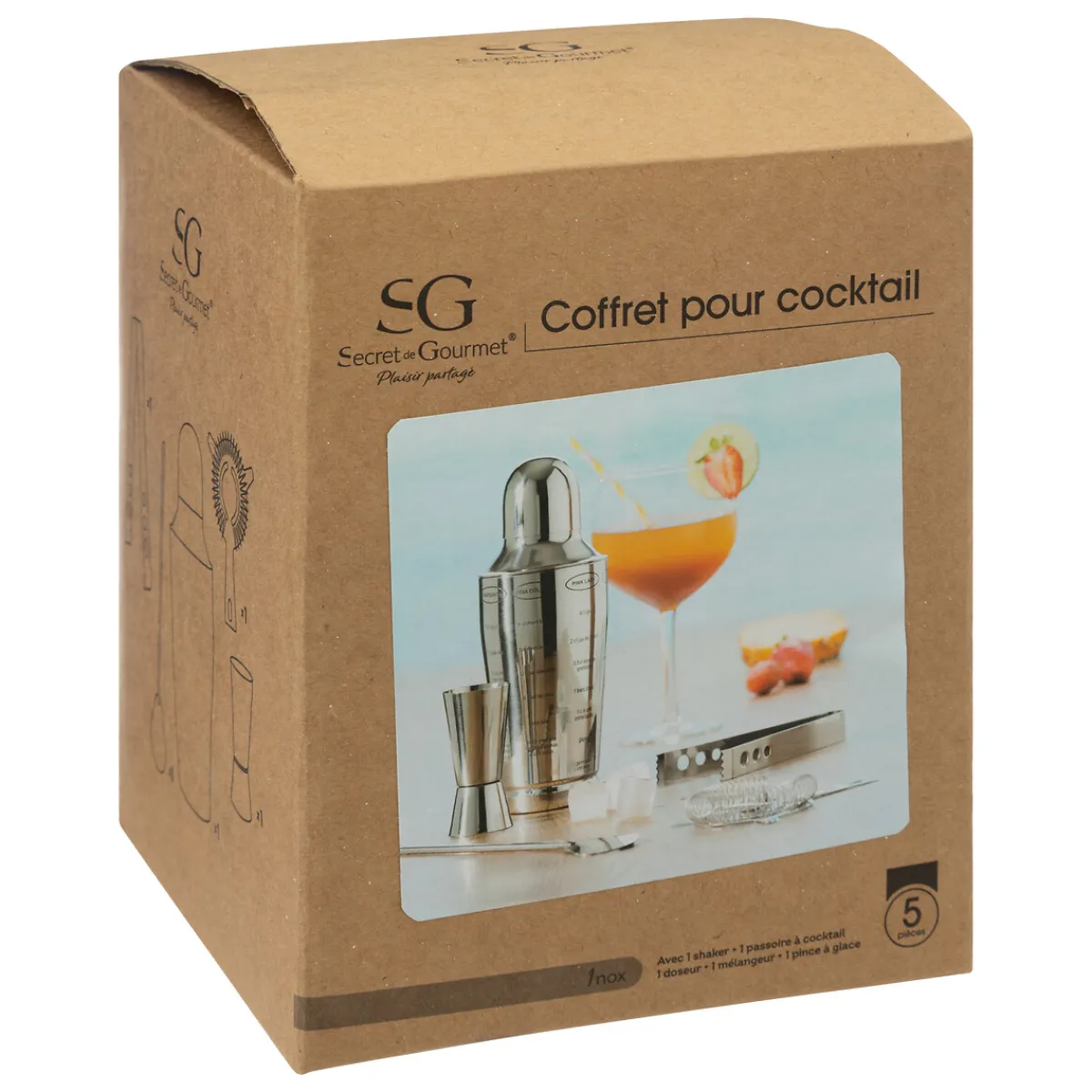 Coffret cocktail 5 pièces*ATMOSPHERA