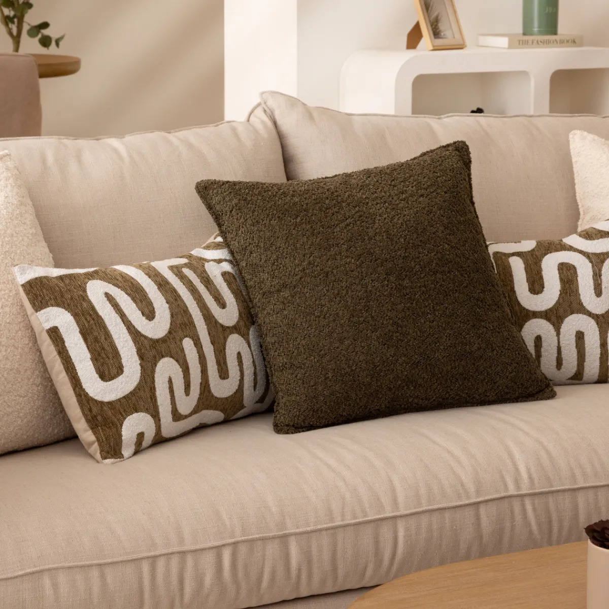 Coussin bouclette "Soana"*ATMOSPHERA Hot