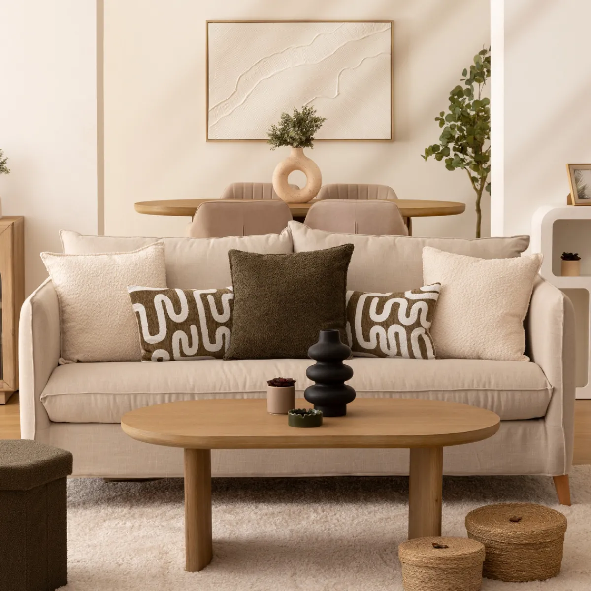 Coussin bouclette "Soana"*ATMOSPHERA Hot