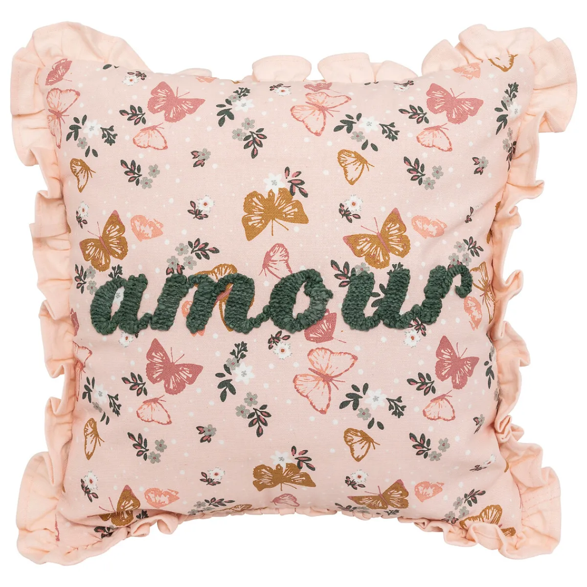 Coussin brodé "Alina"*ATMOSPHERA Discount