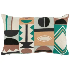 Coussin brodé "Malakite"*ATMOSPHERA