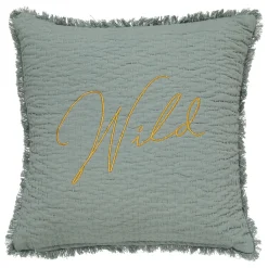 Coussin brodé "Wild"*ATMOSPHERA Outlet