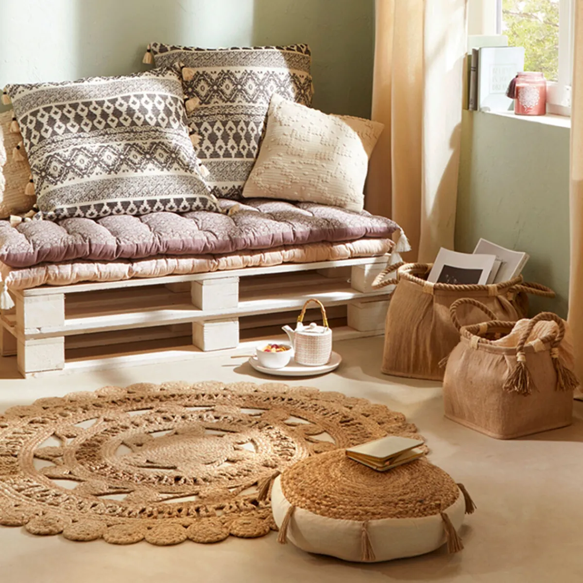 Coussin de sol "Rituality"*ATMOSPHERA Online