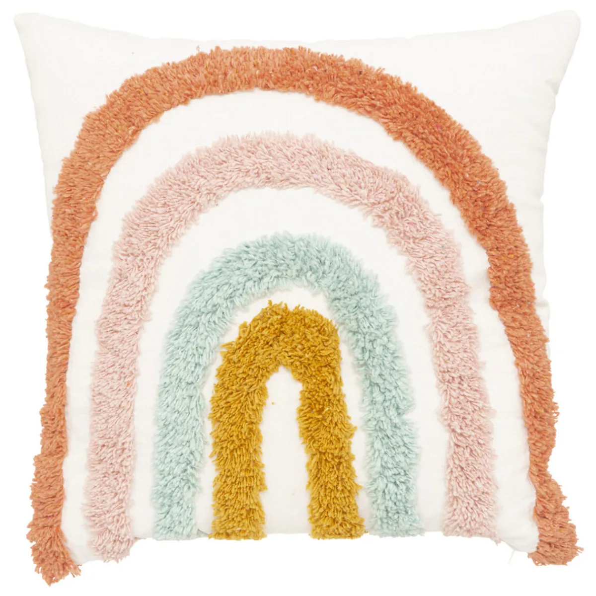 Coussin enfant "Arc-en-ciel", coton*ATMOSPHERA