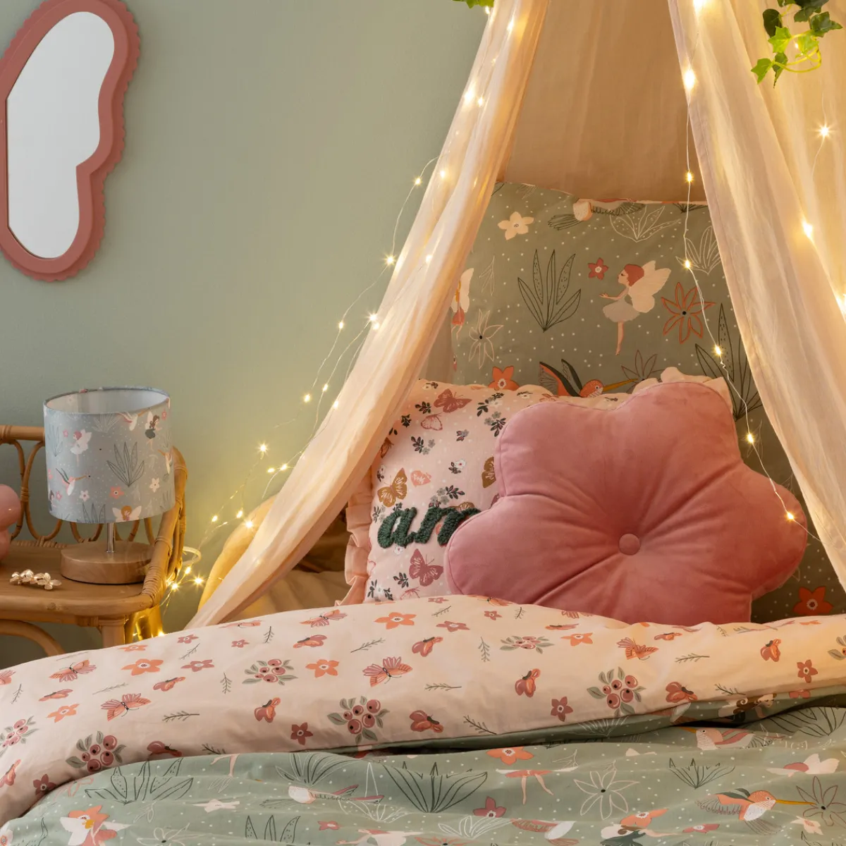 Coussin Fleur "Amelia"*ATMOSPHERA New