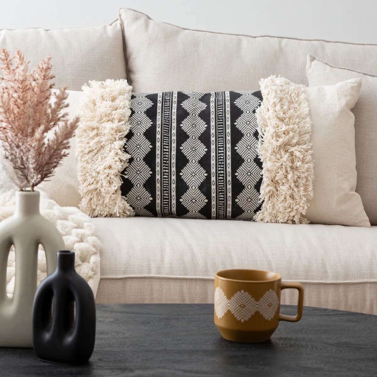 Coussin jacquard "Inuit dreams"*ATMOSPHERA New