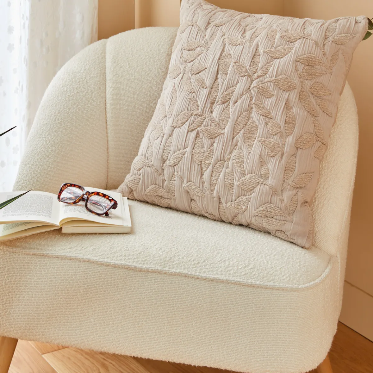 Coussin motif jacquard "Lehto"*ATMOSPHERA