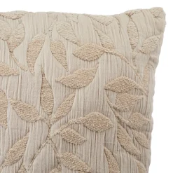 Coussin motif jacquard