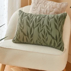 Coussin motif jacquard "Lehto"*ATMOSPHERA New