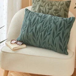 Coussin motif jacquard "Lehto"*ATMOSPHERA Sale
