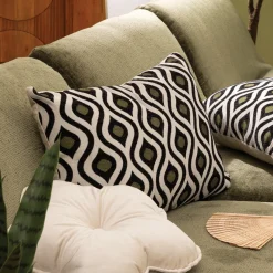 Coussin "Twisted Lime"*ATMOSPHERA Hot