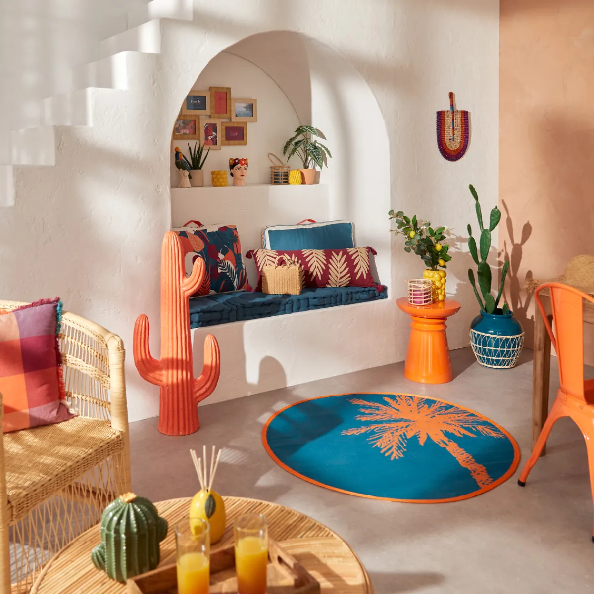 Déco à poser d'extérieur Cactus "Milo"*ATMOSPHERA Discount