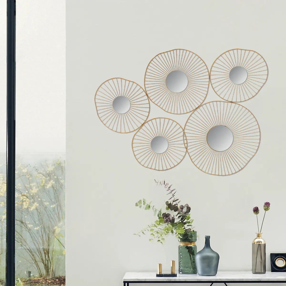 Déco murale 5 miroirs "Oli"*ATMOSPHERA Sale