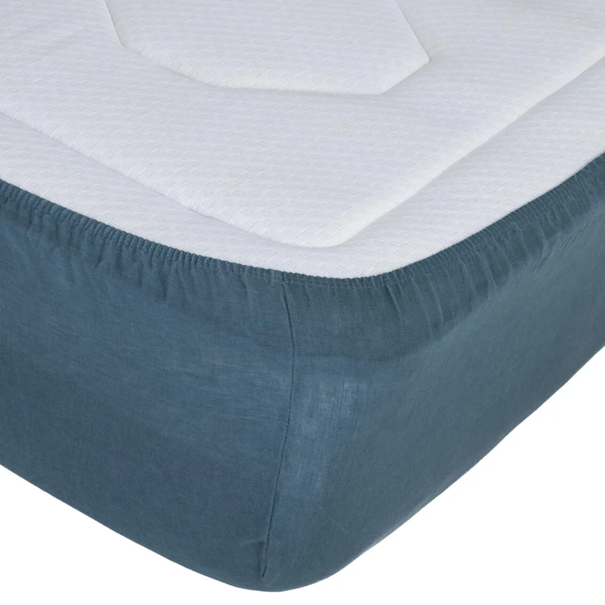 Drap-housse "Linah", lin lavé*ATMOSPHERA