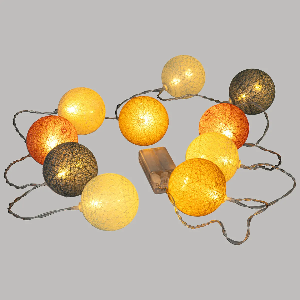 Guirlande LED 10 boules "Oya", pile*ATMOSPHERA Online