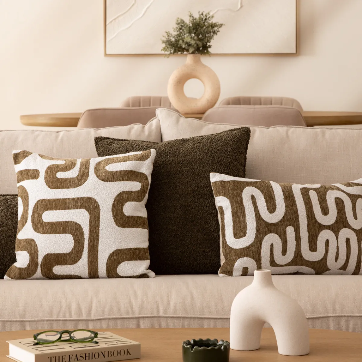 Housse de coussin "Jeni", chenille*ATMOSPHERA Sale