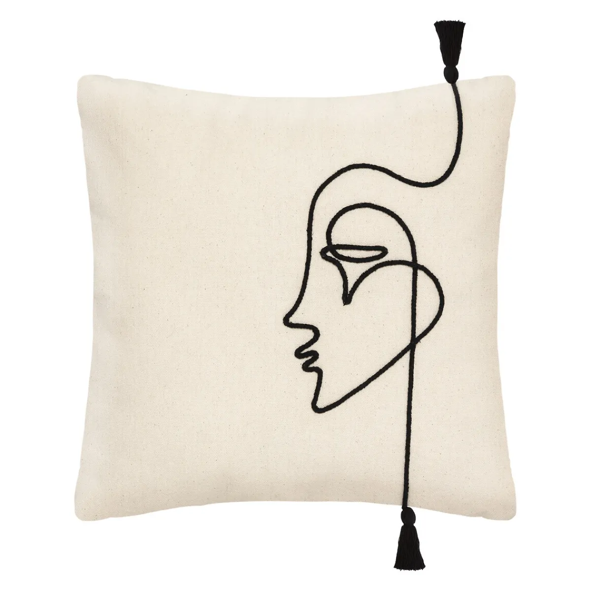 Housse de coussin "Visage"*ATMOSPHERA Clearance